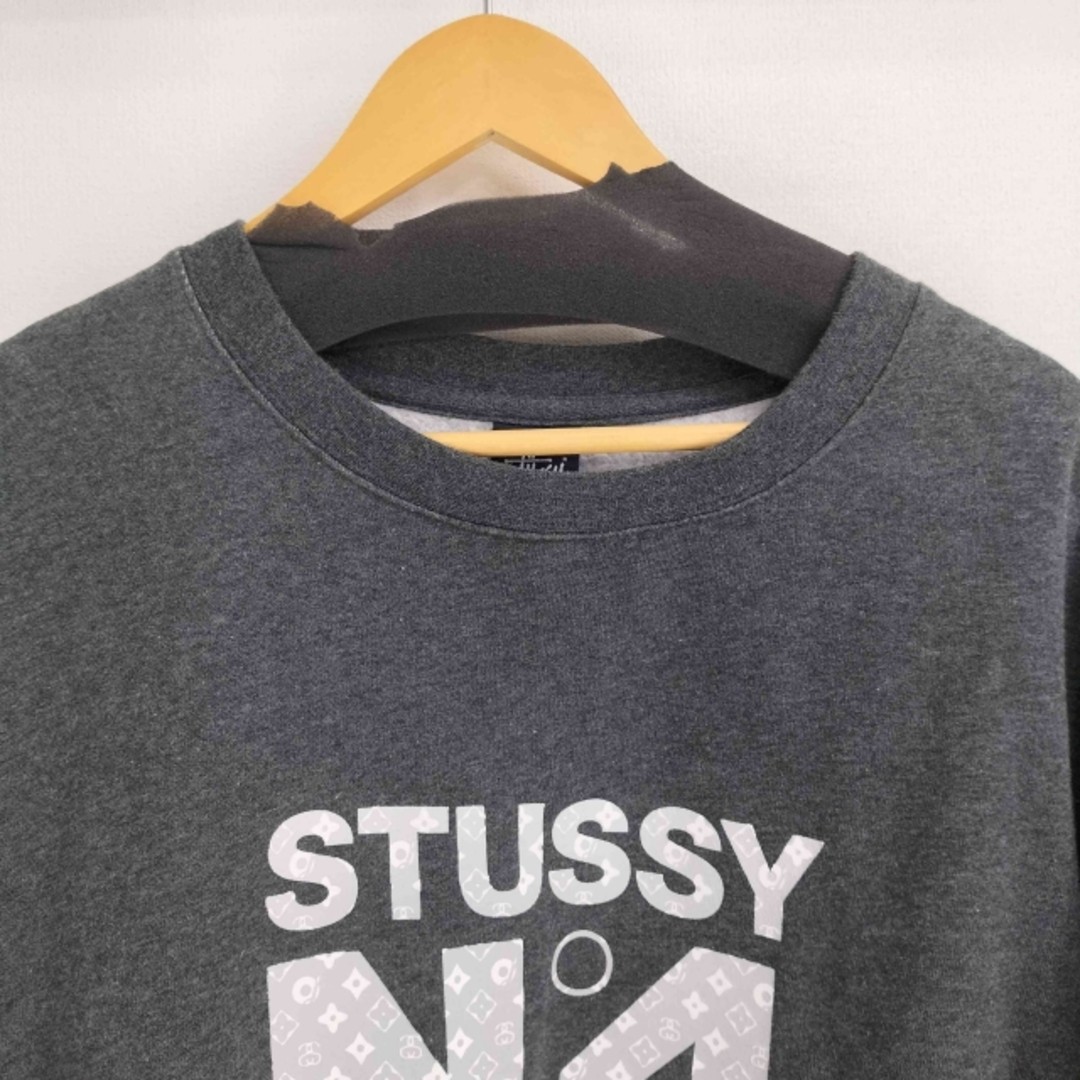 Stussy No4 Monogram Sweatshirt Men's Top Used BAZZ-0 thumbnail 3
