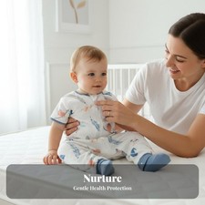 Gigoteuse à Jambes Séparées Léger Turbulette d'été à Manches Courtes Respirant