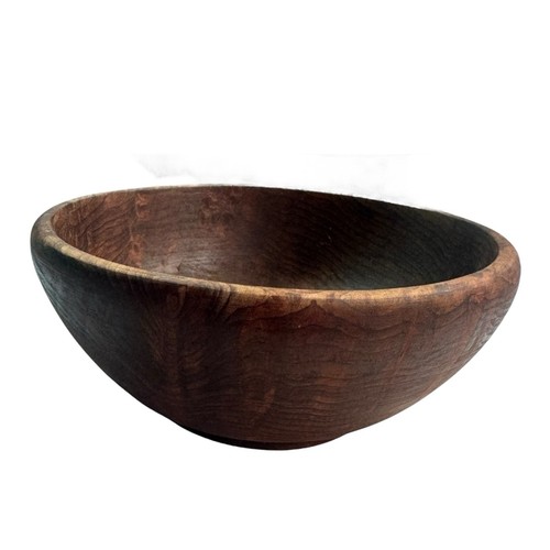 Curly Grain Redwood Burl Bowl Hand Turned Number 1097 Small Northern California - Picture 3 of 6