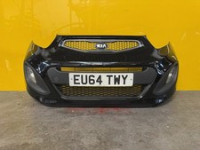 2014 KIA PICANTO MK2 FRONT BUMPER COMPLETE IN BLACK FITS 2011-2017 PRE FACELIFT 