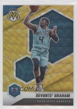 2020-21 Panini Mosaic Mosaic Gold Wave Prizm Devonte' Graham #196 17hw
