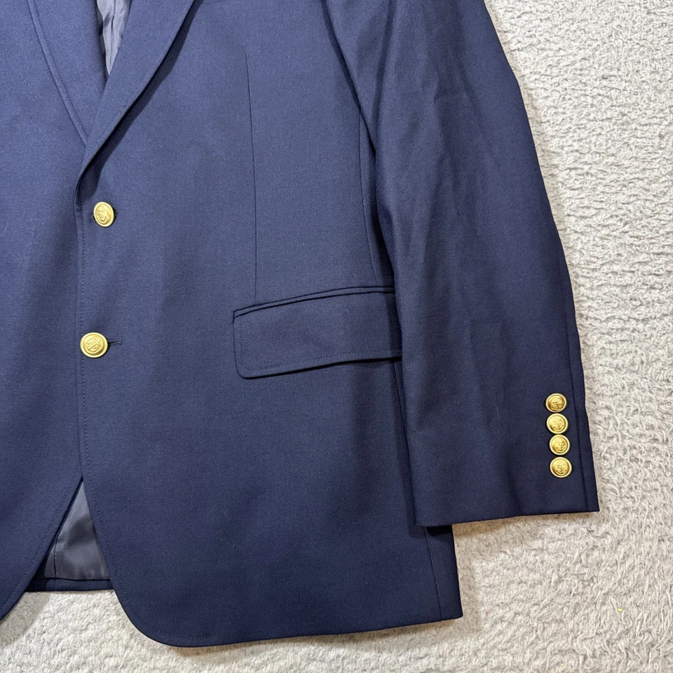 Blazer clásico de la Universidad Thompson 42R J.Crew azul marino para hombre nuevo con etiquetas - botones dorados $398 Foto 2 de 4