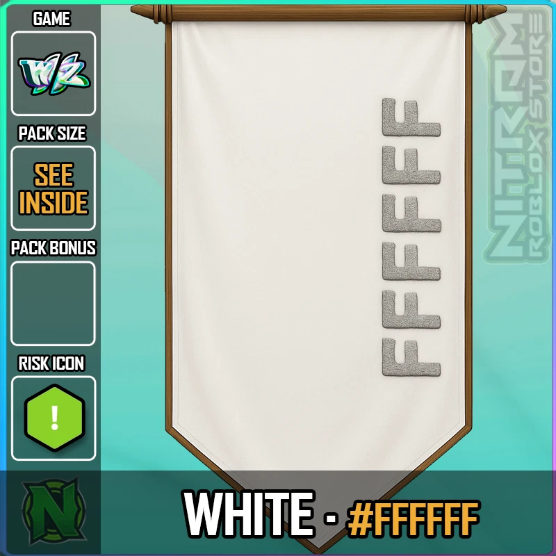 ZERO WEAPON AND ARMOR World Zero WZ - COSMETICS - BRIGHT WHITE (#FFFFFF)