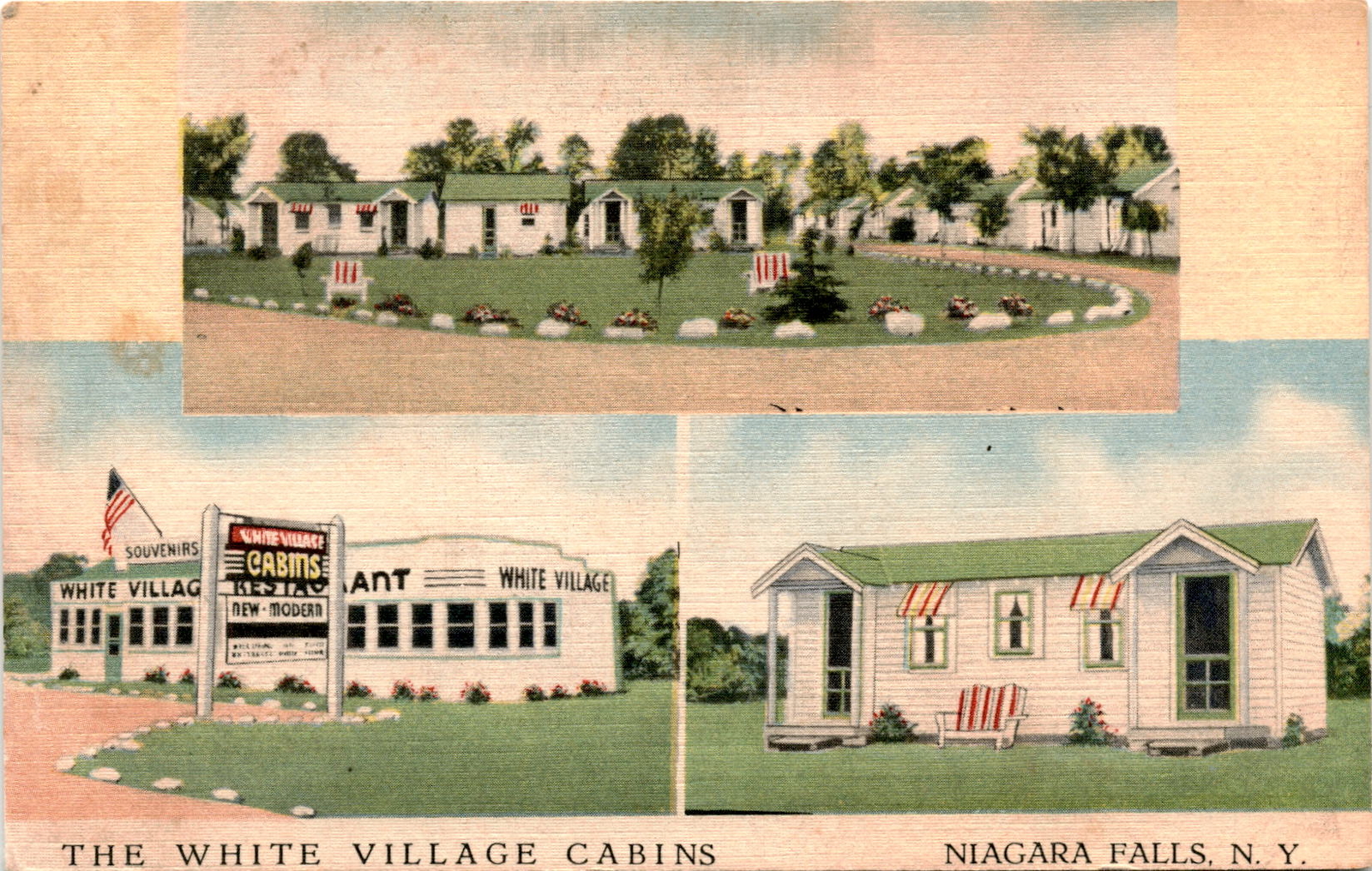 NIAGARA FALLS, N. Y., CABINS, RESTAURANT, 802 Postcard