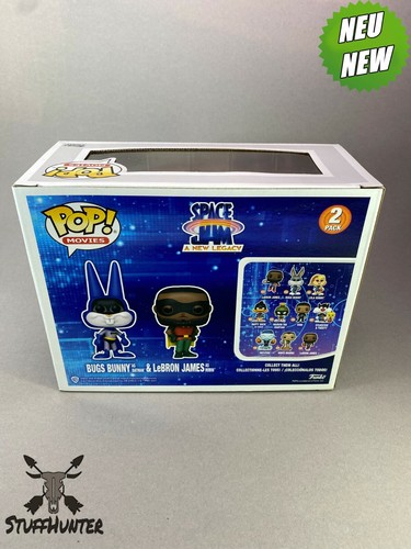 Funko Pop! Space Jam Bugs Bunny Lebron James 2-Pack - Édition Spéciale - Neuf - Photo 5/9