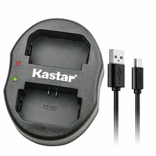 Kastar DUAL USB SLIM Charger for Sony NP-FZ100 (Vertical Style)