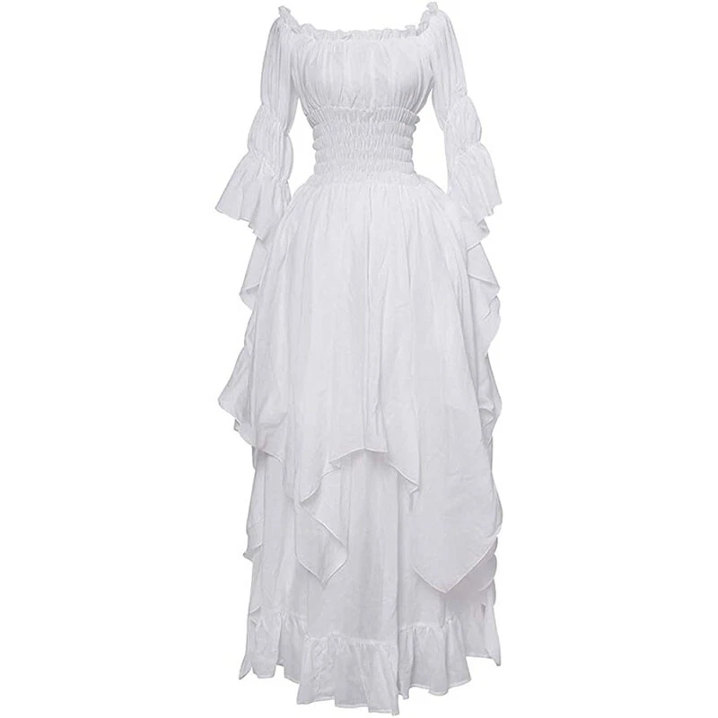 White Dress Medieval & Gothic Costumes for Women for sale | eBay White Dress Medieval & Gothic Costumes for Women for sale | eBay