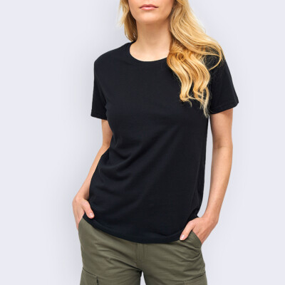 Brandit Ladies T-Shirt Hiking Trekking Fitness Casual Everyday Sportswear Black