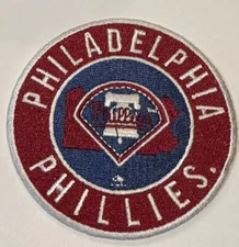 PHILADELPHIA PHILLIES Vintage Style Embroidered Iron On Patch 3”x 3” Beautiful!