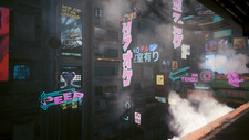 Anime Cyberpunk CD Projekt RED Neon Building Smoke Gaming Mat Desk 5635