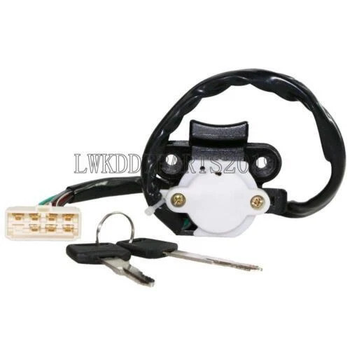 Ignition Switch Key For Kawasaki Ninja 250R EX 250 2008-2012 2009 2010 2011 2012 - Image 4 of 4