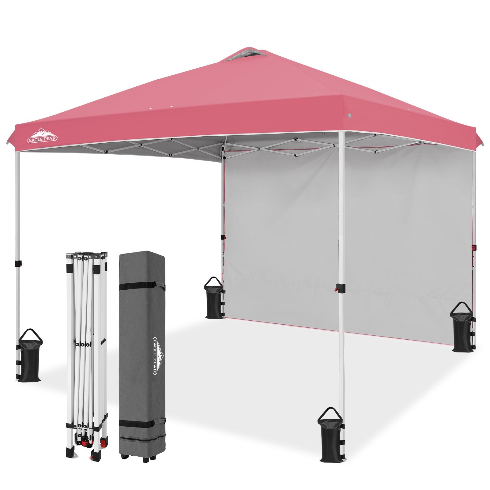 Tent With One Detachable Sidewall