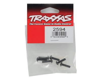 Traxxas 2594 Schrauben – 6 Stück, 4x15 Mm, Button-Head Sechskant Für RC-Modelle