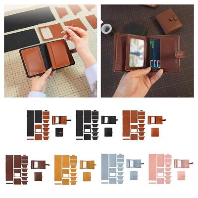 DIY Leder Geldbörse Set Lederhandwerk Brieftaschen Herren Geldbörse Herstellung Zubehör