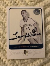 Lenny Wilkens Signed Basketball Card Greats Of The Game Autographed
