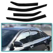 For Toyota Camry 2012-2017 Black Deflector Window Vent Visor Wind Rain Sun Guard