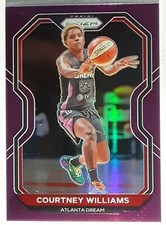 2021 Panini Prizm WNBA #6 Courtney Williams Purple Prizm /99 