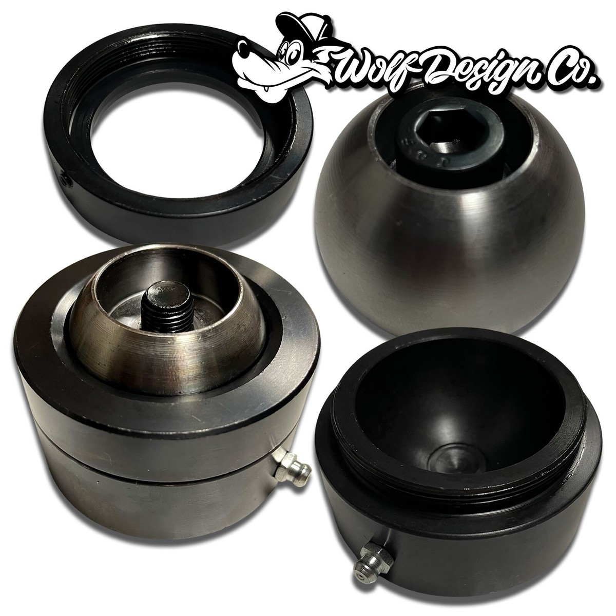 ShowTime Hydraulics マウントベース　ハイドロ Hydraulics Suspension Hydro Powerballs Lowrider Lift Cylinders