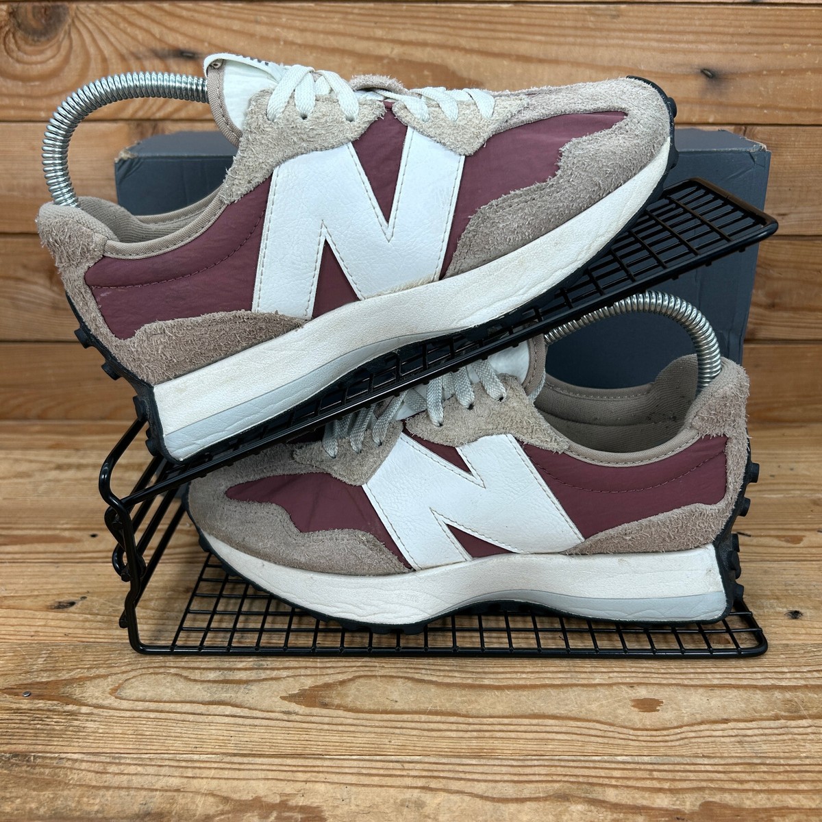 New Balance 327 Trainers Womens Size UK Driftwood Washed
