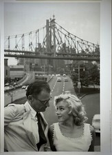 MARILYN MONROE / ARTHUR MILLER -Original Photographic Poster-Sam Shaw-