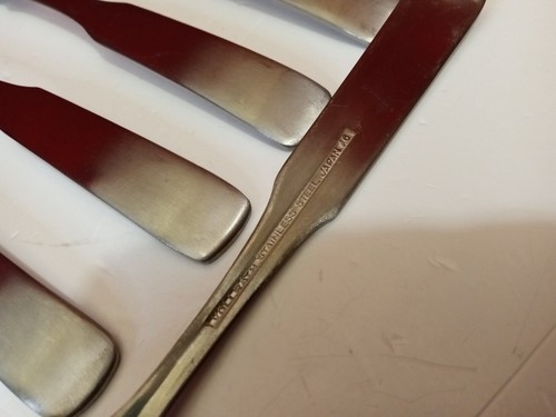 Vtg Vollrath Stainless Steel Flatware Salad Fork Lot Of 28 Japan - Picture 6 of 13