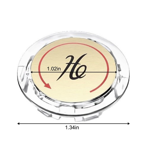 Replacement Faucet Knobs 8pcs with Clear Temperature Markings for Safe Usage - Picture 3 of 8