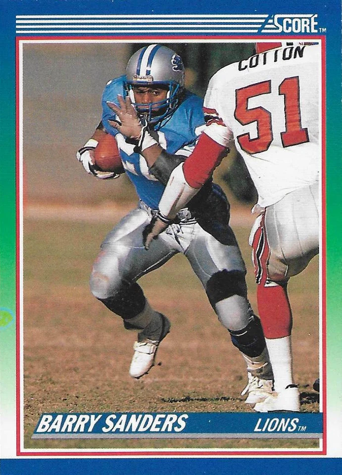 1990 Score Football (#1-225) - Complete Your Set - All Cards $1.20 - Image 2 of 4