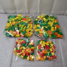LEGO Bulk Lot of 1 Lb Lot Assorted Mixed Bricks Parts Pieces Yellow Green Red