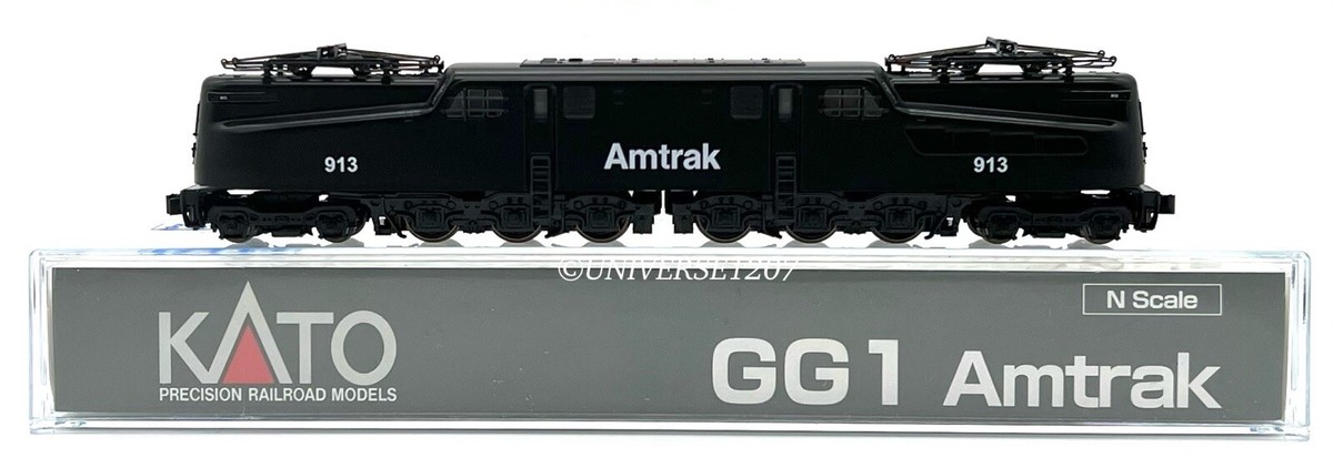 ◉KATO カトー◉137-2021 GG1 Amtrak #913◉Nゲージ◉ N Scale Kato 137-2021 GE GG-1 Electric Locomotive Amtrak