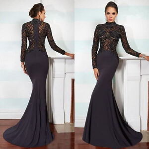 evening gown with sleeves