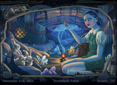2023 TOOL BAND TORONTO ONTARIO POSTER CONCERT TOUR 11/21/23 LORI