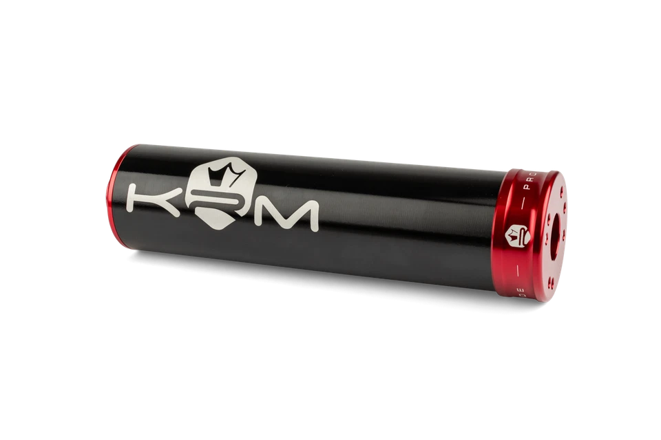 Silenciador KRM 90 - 110 negro - rojo - Imagen 2 de 4