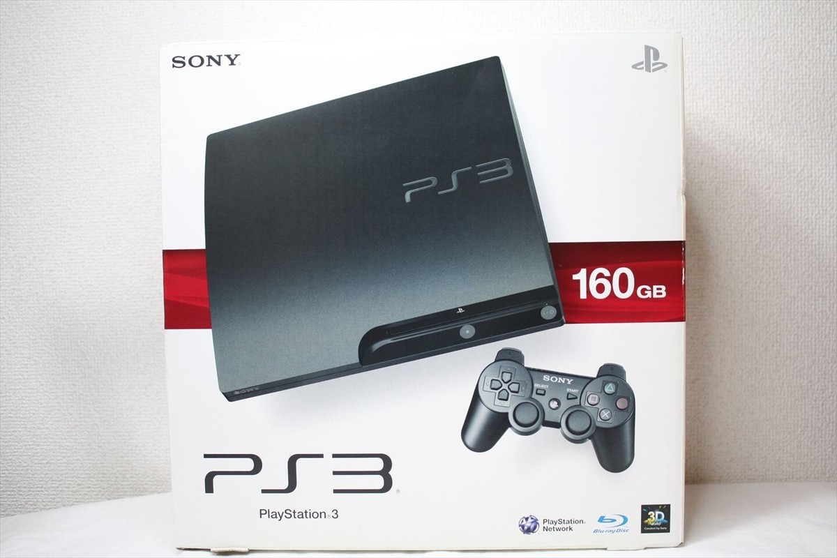 Sony PS3 CECH-3000A 160GB PlayStation 3 Charcoal Black Boxed