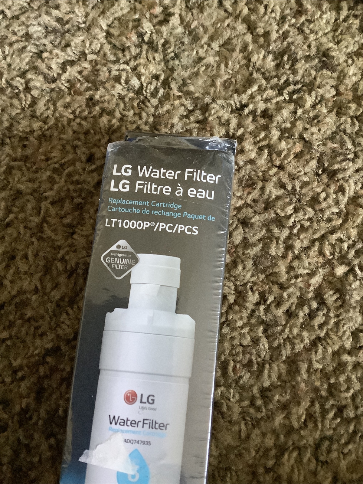 LG Genuine LT1000P/PC/PCS Refrigerator Replacement Water Filter