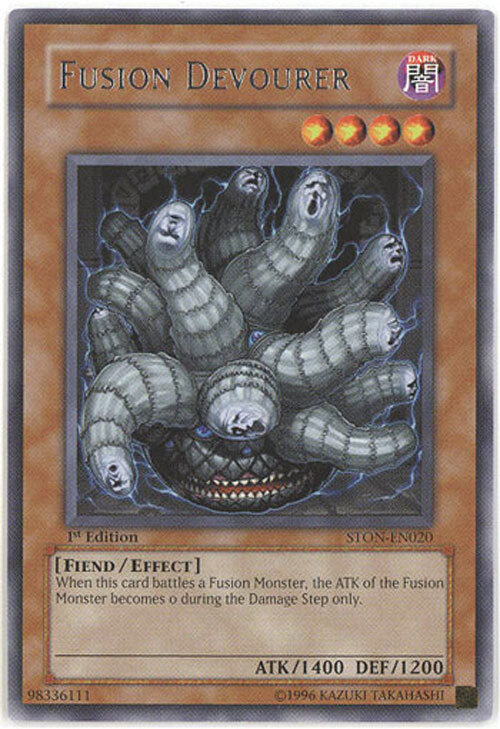 遊戯王　FUSION DEVOURER STON 　極美品 Yu-Gi-Oh Card - STON-EN020 - FUSION DEVOURER (rare) - NM | eBay