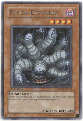 遊戯王　FUSION DEVOURER STON 　極美品 Yu-Gi-Oh Card - STON-EN020 - FUSION DEVOURER (rare) - NM | eBay