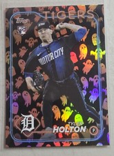 2024 Topps Update Tyler Holton #US33 Holiday Ghost Foil Rookie RC - Tigers