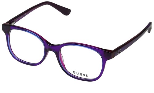 NEW GUESS GU 2284 BLK BLACK PURPLE AUTHENTIC EYEGLASSES 51-16 | eBay
