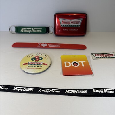 Krispy Kreme Doughnut Advertising Lot Of 7 Collectibles Rare One Ofs Specialty