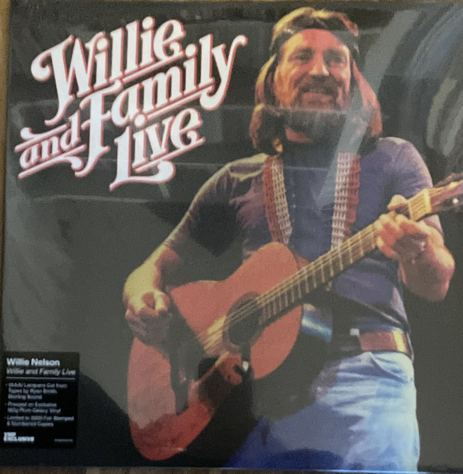 Willie Nelson Willie And Family Live 2 LP Plum Galaxy Vinyl Me Please VMP New
