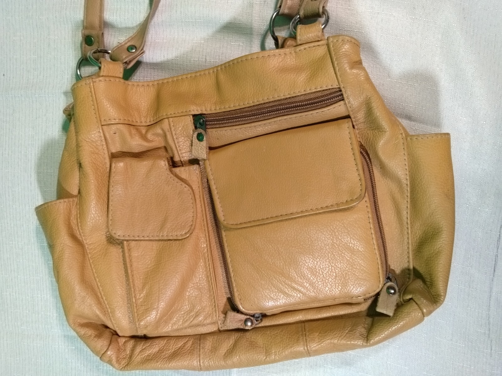 GF60 BROWN MULTIPOCKET DOUBLE STRAP LARGE LINED T… - image 21