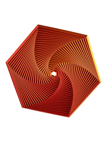2pc Fractal Fidget Hexagon Stress Relief Focus 3D Printed Toy Sensory Toy - Picture 14 of 20