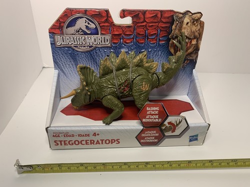 New Jurassic World Park Stegoceratops 2015 Hasbro Bashers & Biters Dinosaur