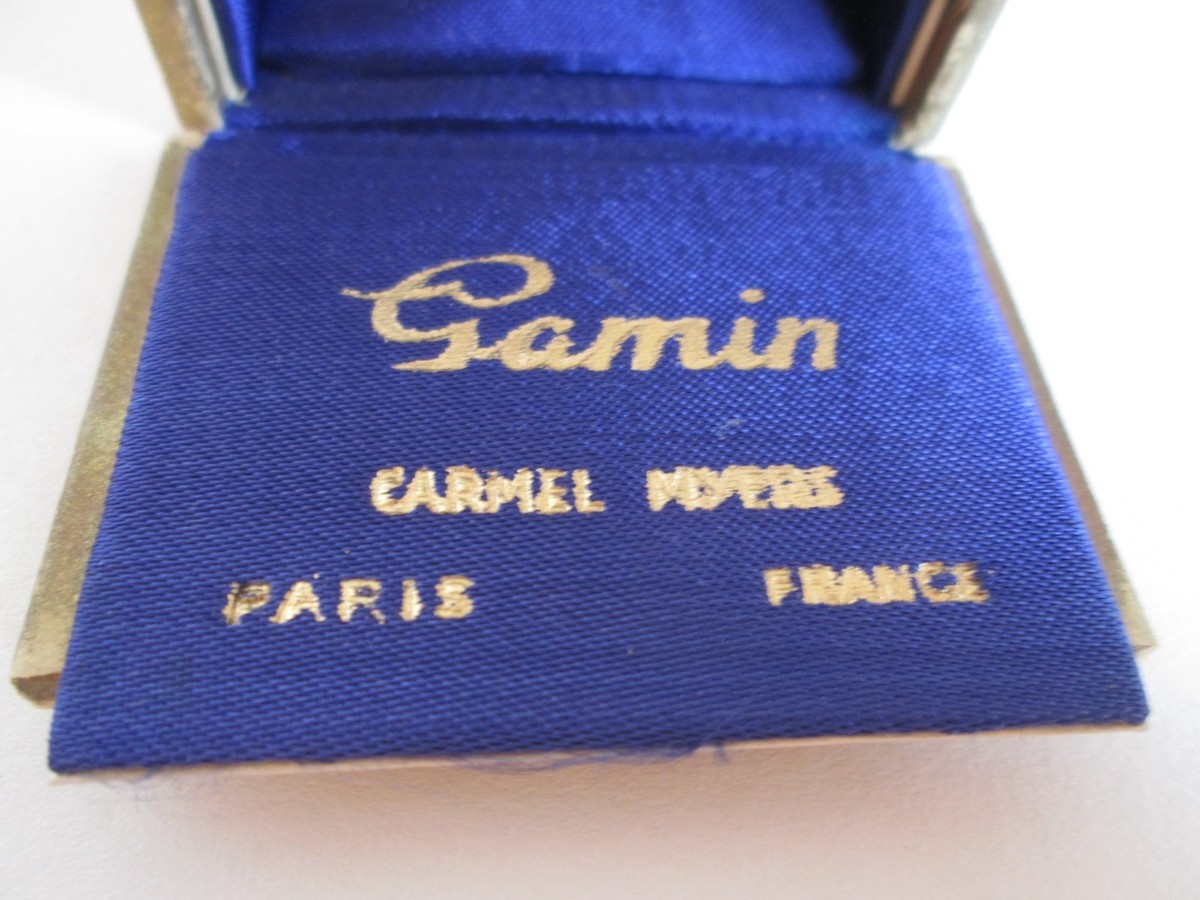 Gamin Carmel Myers Paris Pure Perfume Sealed Bottle in Box Vintage