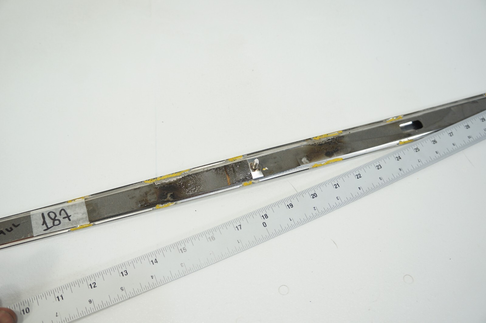 2012-2018 Bentley Mulsanne II front right passenger door trim molding chrome OEM