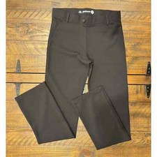 Betabrand Straight-Leg Classic Mid Rise Dress Pant Yoga Pant in Black  Medium