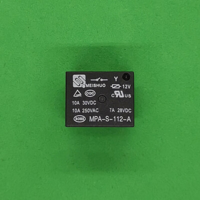 1pc MPA-S-112-A 12V DC 4Pin 10A PCB Power Relay Original MEISHUO New