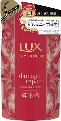 UNILEVER LUX Luminique Damage Repair Non Silicon Shampoo Refill 350g