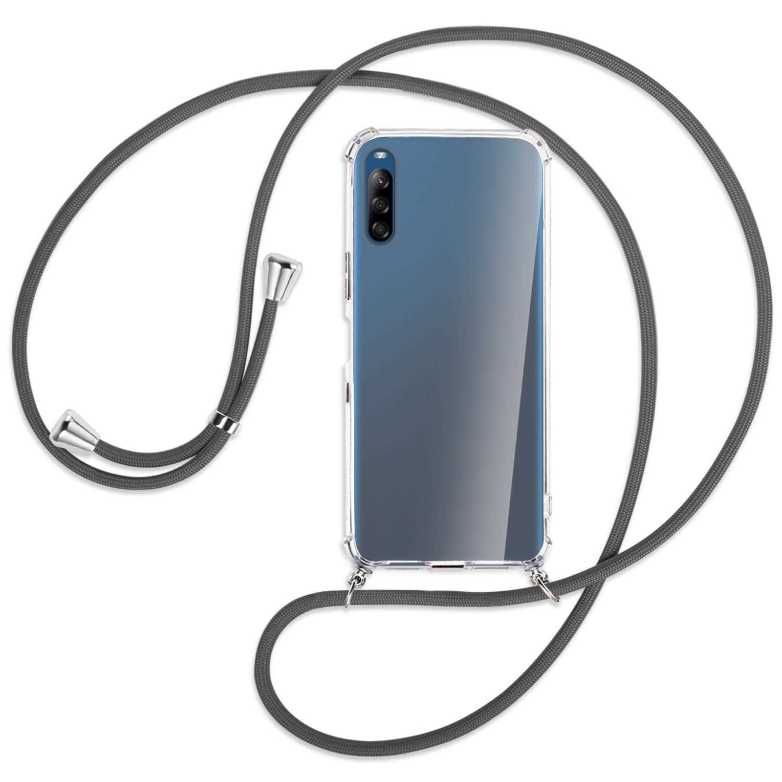 Collar (A) para Sony Xperia L4 Funda con Cuerda Cadena Estuche