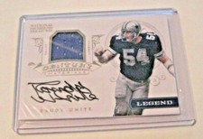RANDY WHITE 2012 NATIONAL TREASURES GAME USED JERSEY AUTO 1/6 SIGNED CARD